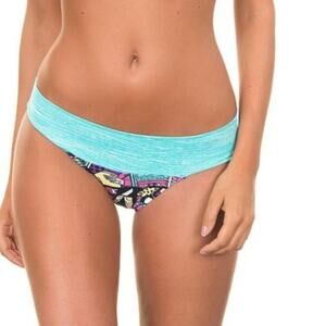 Dunnas Bikini Bottoms Low Rise Love Print NWT M